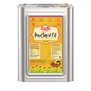 Shaukat Mustard Oil – 16 Litre Tin Cane | Sarson Ka Tel for Bulk Use
