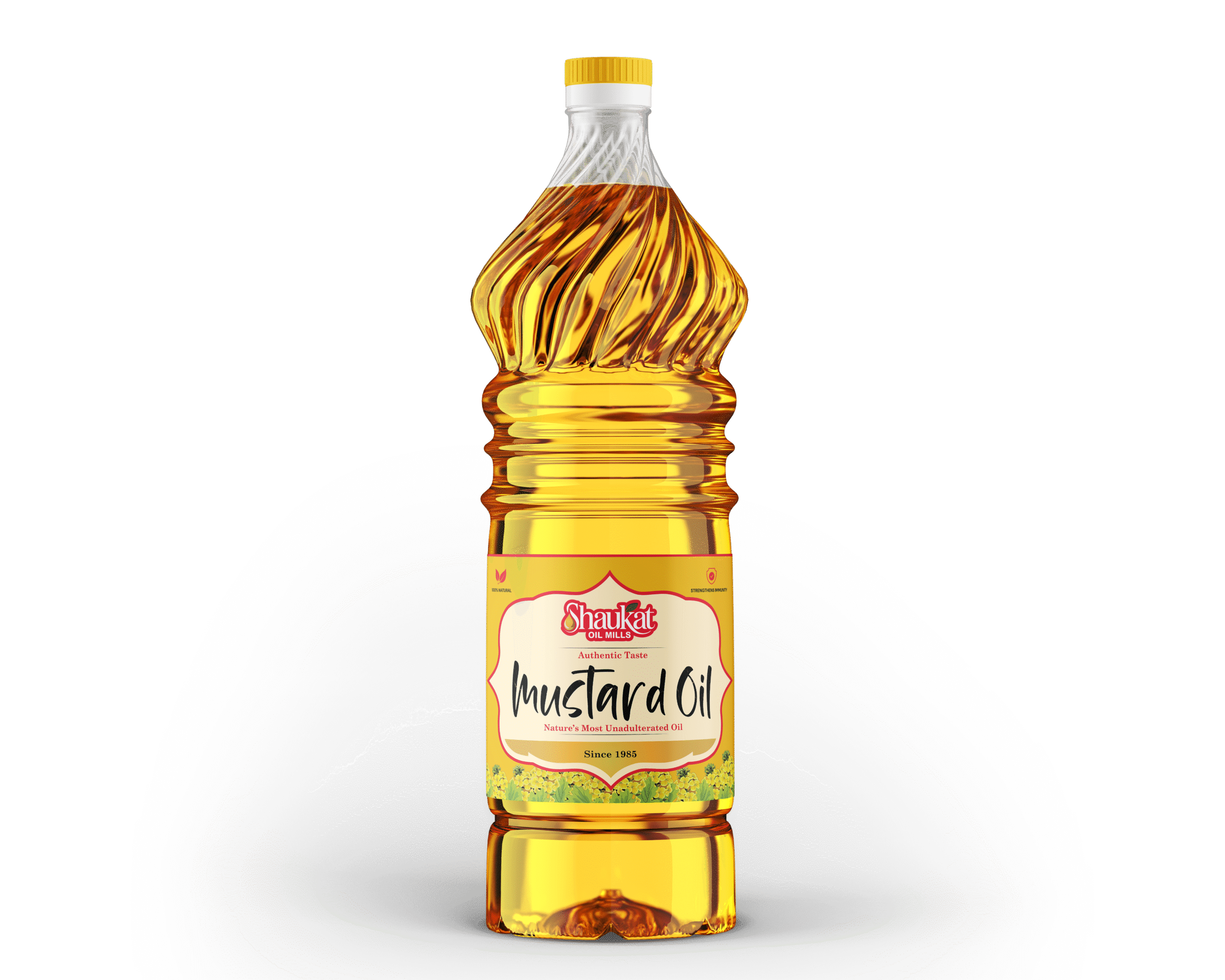 Premium Cold Pressed Mustard Oil – 1L | Desi Aroma | Chemical-Free | Edible Grade